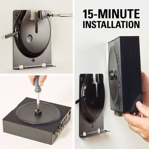 Sanus WSSCAM1 Slim Wall Mount Designed for Sonos® AMP Speaker Brackets & Stands Sanus