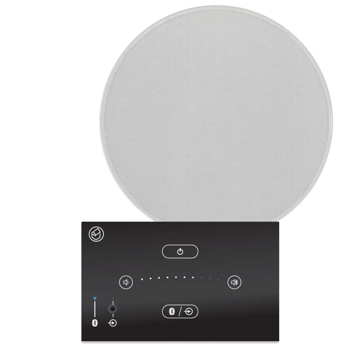 Systemline E50 Bluetooth Music System inc. 6.5" Single Stereo Ceiling Speaker (QI65CST) Ceiling Speaker Systems Systemline
