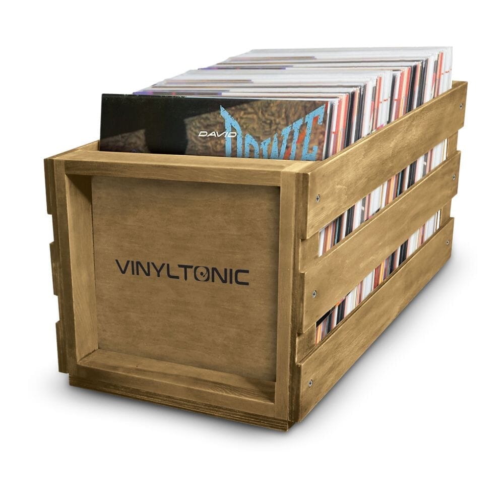 Vinyl Tonic VT07- Vinyl LP Storage Crate (x50 LP) Turntable Accessories Vinyl Tonic