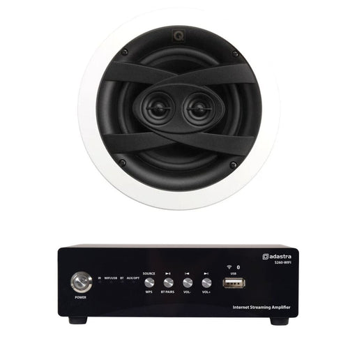 Adastra S260 WiFi & Bluetooth 6.5" Bathroom Ceiling Speaker System In Ceiling Speaker Systems Adastra 