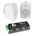 e-audio Bluetooth Amplifier + 4" Outdoor Speakers (Pair) Outdoor Speaker Systems e-audio White 