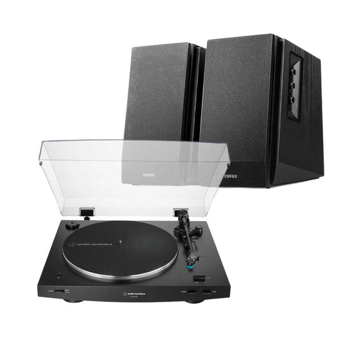 Edifier R1700BT + Audio-Technica AT-LP3XBT Turntable with Bluetooth Speakers Turntable Bundles Audio-Technica Black Black 