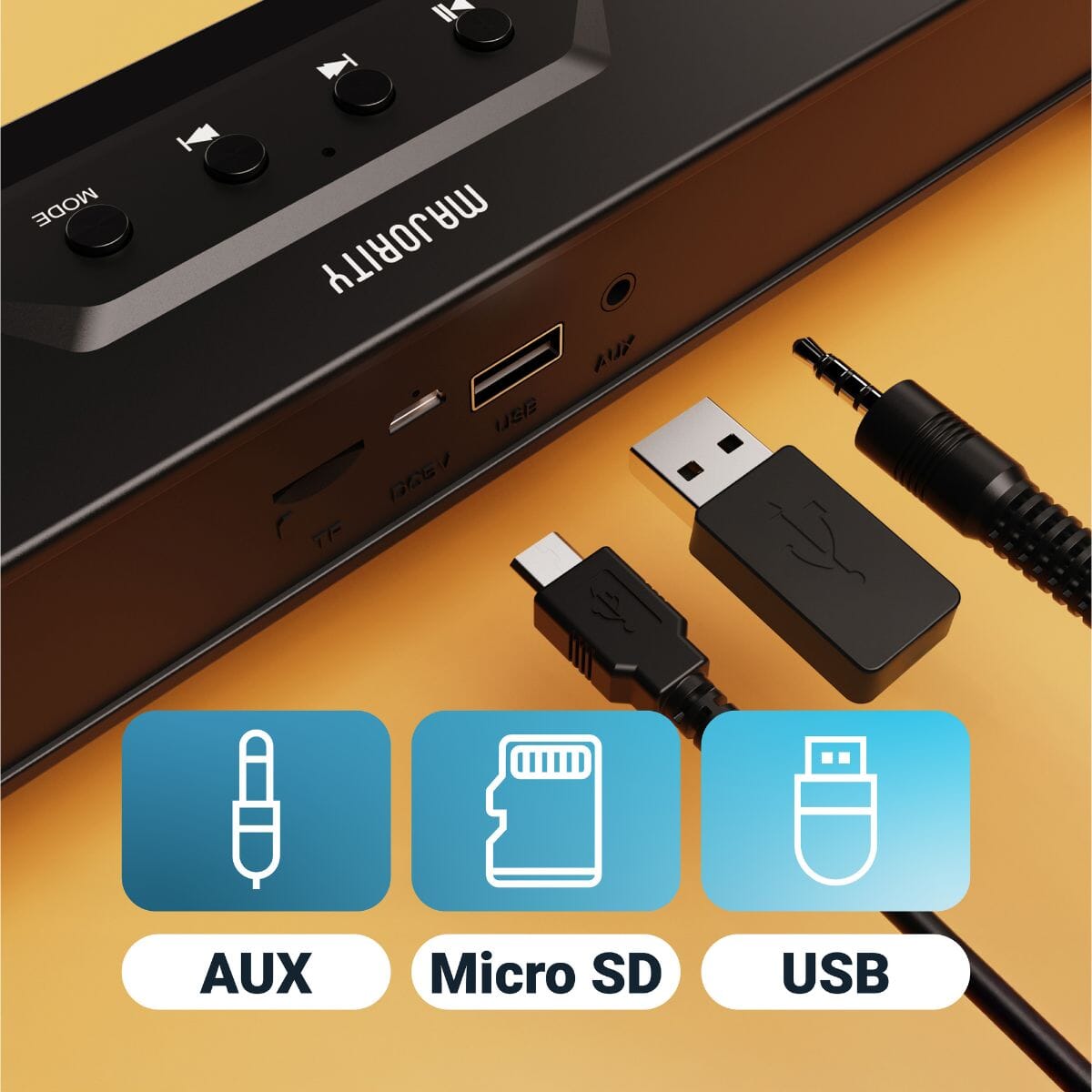 Majority Atlas Bluetooth PC Sound Bar - 20W - Portable Soundbars Majority 