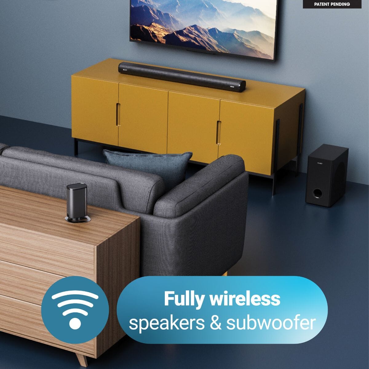 Majority Everest 5.1 Dolby Audio Surround Sound System with Soundbar & Wireless Subwoofer - 300W - Bluetooth, HDMI Soundbars Majority 