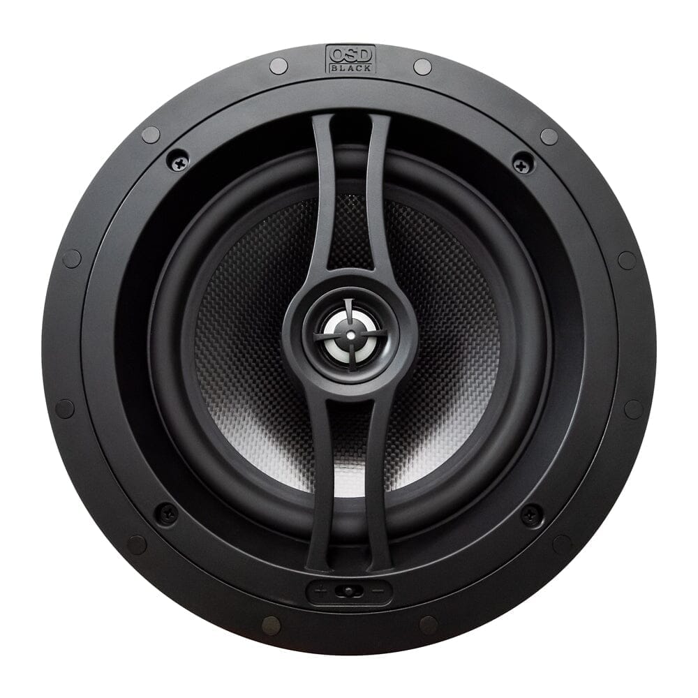 OSD Audio Black Series R83 8" Reference Ceiling Speaker (Pair) In Ceiling Speakers OSD Audio 