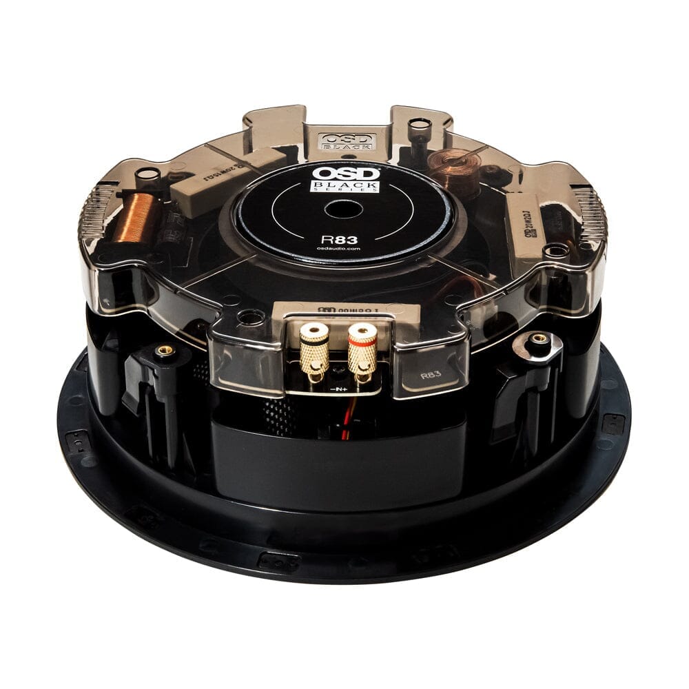 OSD Audio Black Series R83 8" Reference Ceiling Speaker (Pair) In Ceiling Speakers OSD Audio 