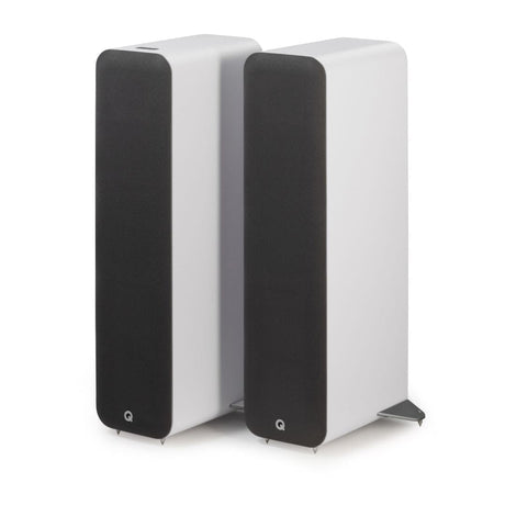 Q Acoustics M40 Active Floorstanding Speakers with Bluetooth (Pair) Floorstanding Speakers Q Acoustics White 