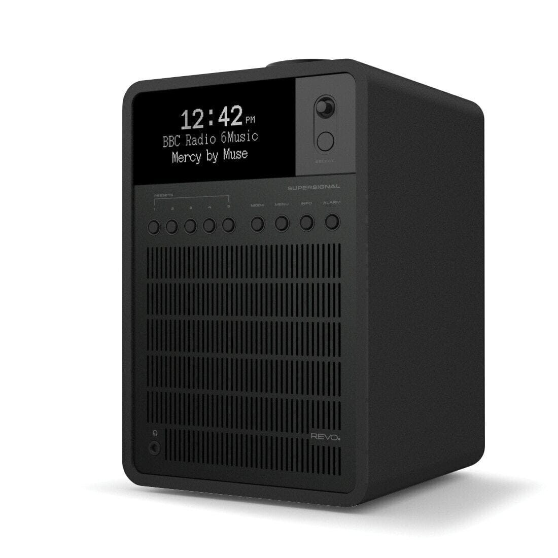 REVO SuperSignal DAB/FM Radio with Bluetooth Radios Revo Black 