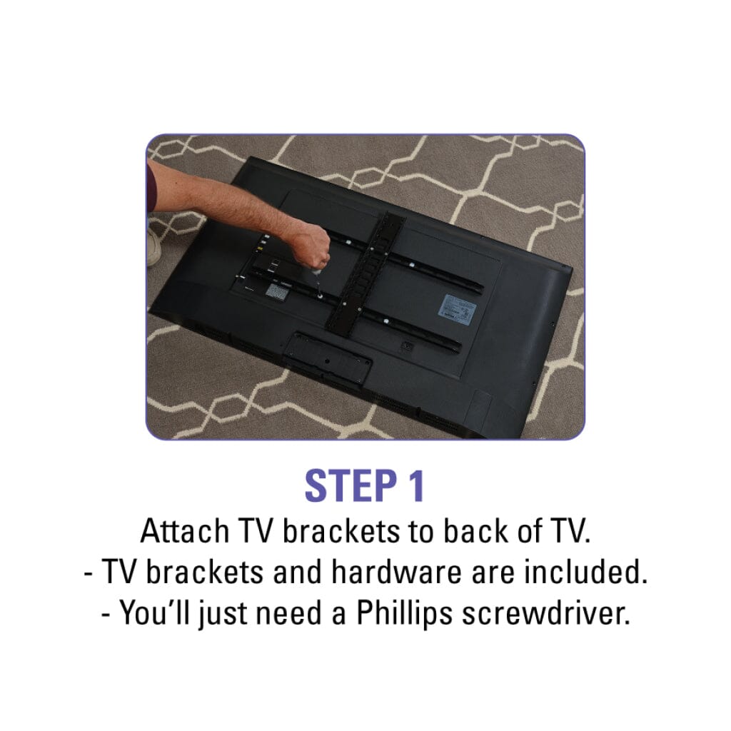 SANUS FTVS1-B2 Swivel TV Base fits most flat-panel TVs 32" - 65” TV Brackets Sanus 