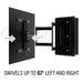 SANUS VIWLF128 Premium Large In-Wall Full-Motion Mount for TVs 42"-85" TV Brackets Sanus 