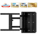 SANUS VIWLF128 Premium Large In-Wall Full-Motion Mount for TVs 42"-85" TV Brackets Sanus 
