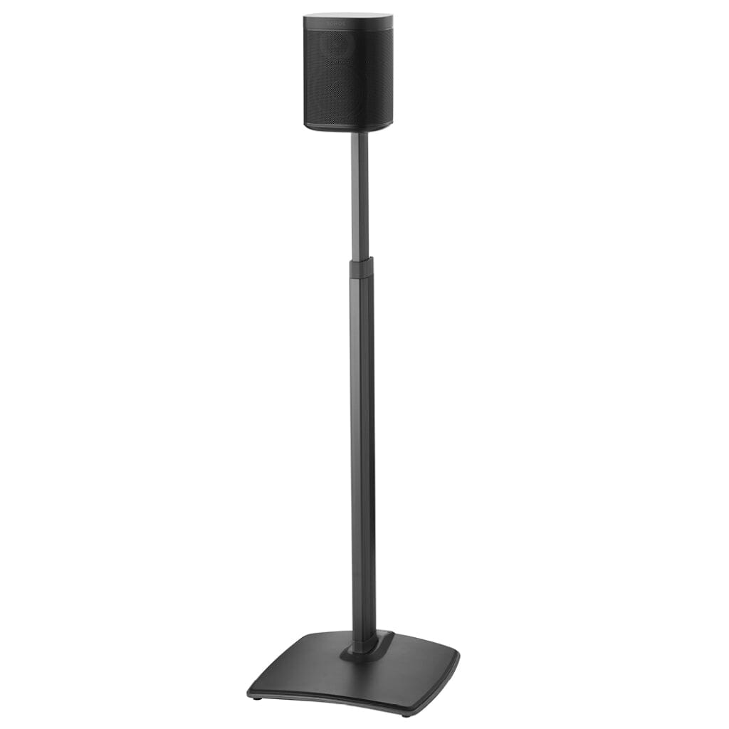 SANUS WSS21 Wireless Speaker Stand designed for Sonos One, Sonos One SL, Play:1 and Play:3 - Single TV Brackets Sanus Black 