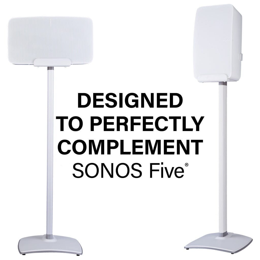 SANUS WSS52 Wireless Speaker Stands Designed for Sonos Five and Play: 5 Speakers TV Brackets Sanus 