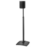 SANUS WSSA1 Adjustable Height Wireless Speaker Stand designed for Sonos One, Sonos One SL, Play:1, and Play:3 - Single Speaker Brackets & Stands Sanus Black 