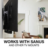 SANUS WSSAFM1-B2 Soundbar Mount Designed for Sonos Ray Speaker Brackets & Stands Sanus 