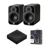 Sonos AMP + Q Acoustics 5010 Bookshelf 4.5" Speakers HiFi Systems Sonos Black 