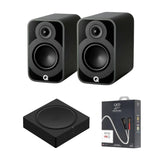Sonos AMP + Q Acoustics 5020 Bookshelf 5" Speakers HiFi Systems Sonos Black 
