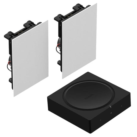 Sonos AMP + Sonos In Wall Speakers (Pair) In Wall Speaker Systems Sonos 