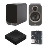Sonos AMP with Q Acoustic 3010i 4" Bookshelf Speakers HiFi Systems Sonos Grey 
