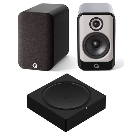 Sonos AMP with Q Acoustic Concept 30 Bookshelf Speakers HiFi Systems Sonos Black 
