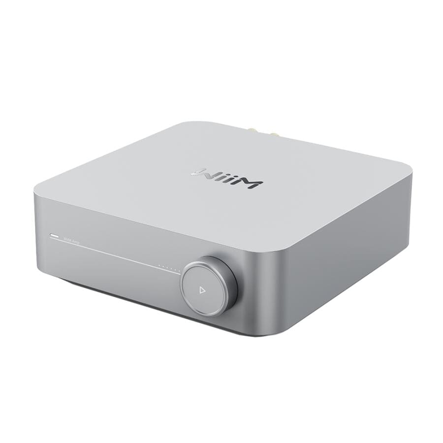 WiiM AMP WiFi Multiroom Amplifier with Bluetooth, Airplay 2, Alexa Amplifiers WiiM Silver 