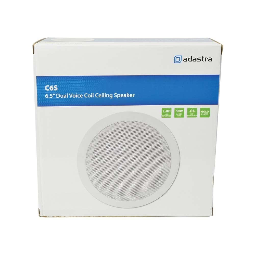 Adastra C6S 6.5" Single Stereo Ceiling Speaker (Each) Custom Install Speakers Adastra 