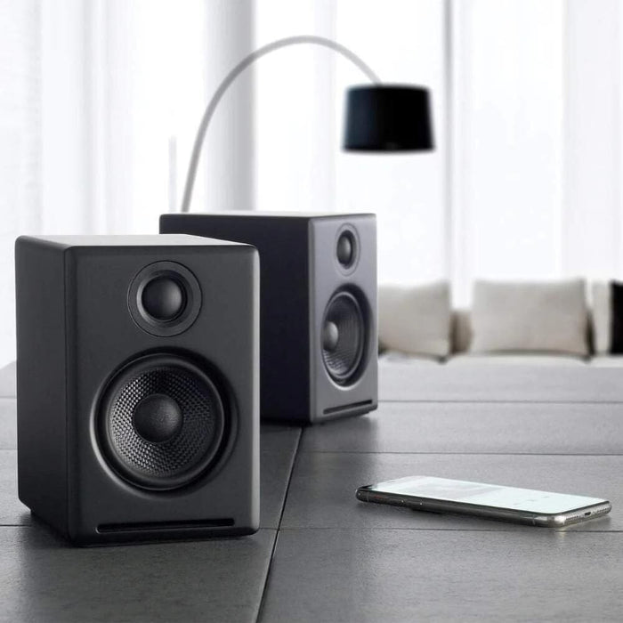 Audioengine A2+ Wireless Bookshelf Speakers with Bluetooth (Pair) Active Speakers Audioengine 