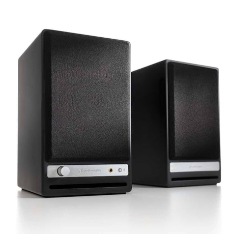 Audioengine HD4 Wireless Bookshelf Speakers with Bluetooth & Headphone Amp Active Speakers Audioengine Black 