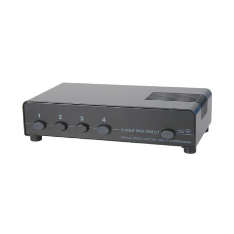 AV Link 4 Way Protected Speaker Selector Switch Audio Accessories AV Link 