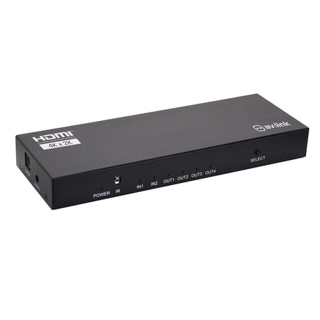 AV Link HSS24 4K HDMI Switch / Splitter - 2 x 4 HDMI Distribution AV Link 
