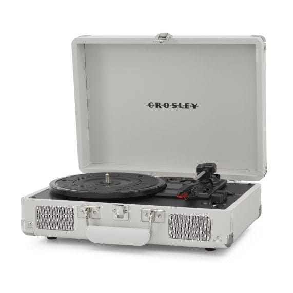 Crosley Cruiser Deluxe Plus Portable Record Player with Bluetooth Turntables Crosley White Sand 