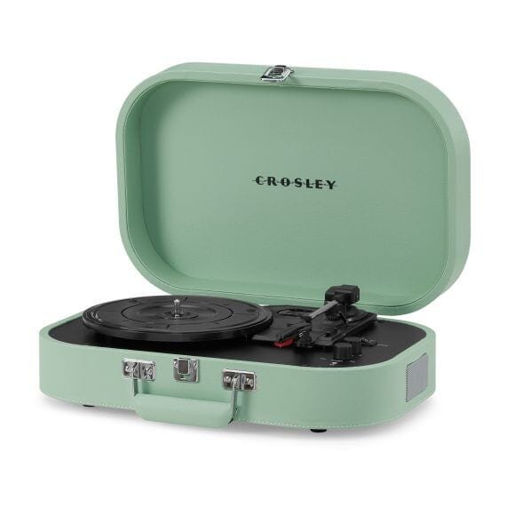 Crosley Discovery Portable Record Player with Bluetooth Turntables Crosley Seafoam 
