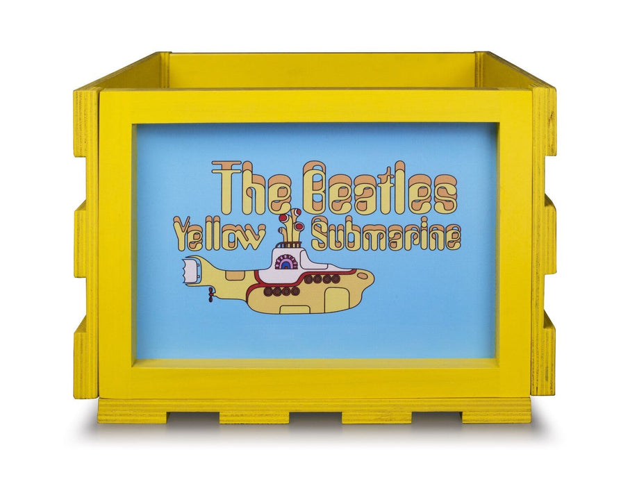 Crosley The Beatles Record Storage Crate - Yellow Submarine Turntable Accessories Crosley 
