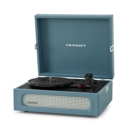 Crosley Voyager Portable Record Player with Bluetooth Turntables Crosley Washed Blue 