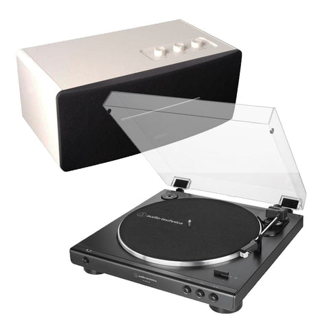 Edifier D12 2.1 Bluetooth Speaker & Audio-Technica LP60XBT Bluetooth Turntable Turntable Bundles Audio Technica White 