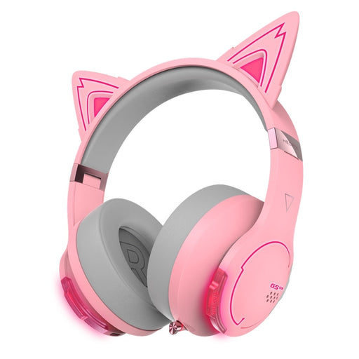 Edifier G5 BT Wireless Low Latency Gaming Headset with Cat Ears Headphones Edifier Pink 