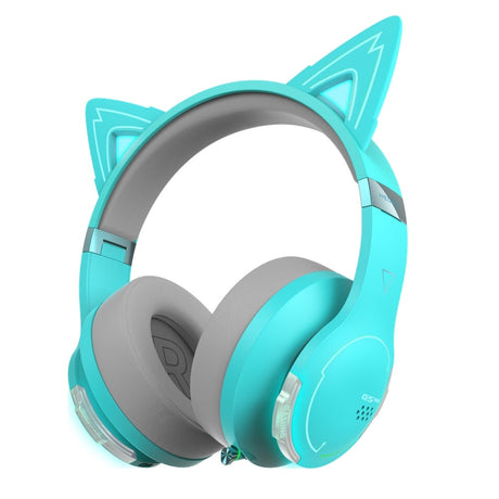 Edifier G5 BT Wireless Low Latency Gaming Headset with Cat Ears Headphones Edifier Turquoise 