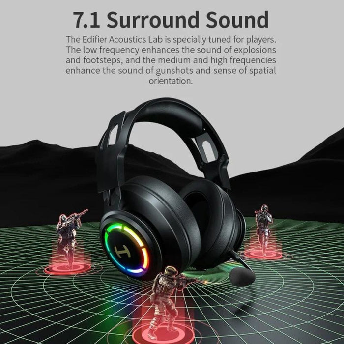 Edifier HECATE G35 7.1 Surround Sound USB Gaming Headset Headphones Edifier 