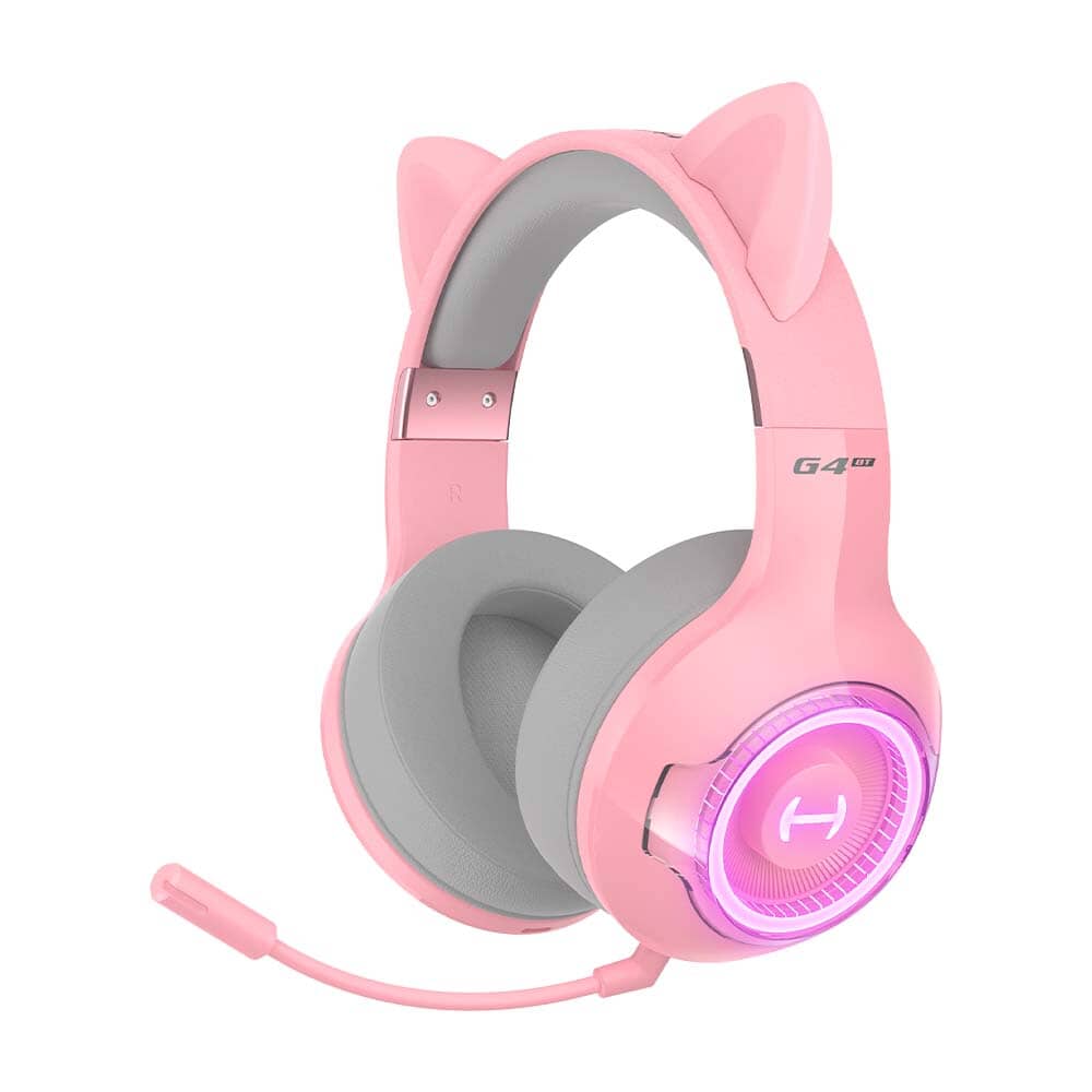 Edifier HECATE G4BT Wireless Low Latency Gaming Headset with Cat Ears - Pink Gaming Edifier 