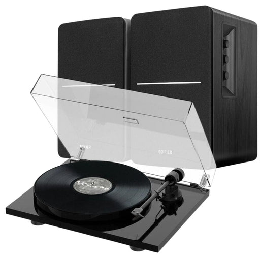Edifier R1280DBs & Pro-ject E1 Phono Turntable & Speaker Bundle Turntable Bundles Edifier Black Standard Black