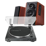 Edifier R1700BT & Audio-Technica LP60X Turntable with Bluetooth Speakers Turntable Bundles Audio Technica Wood Standard 