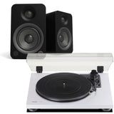 Kanto Audio YU4 Bluetooth Speaker & TEAC TN-180BT Turntable & Speaker Bundle Turntable Bundles TEAC Black White 