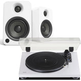 Kanto Audio YU6 Bluetooth Speaker & TEAC TN-180BT Turntable & Speaker Bundle Turntable Bundles TEAC White White 