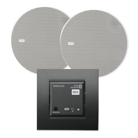 KB Sound In Wall BT Bluetooth Ceiling Speaker System (2.5" - 5") In Ceiling Speaker Systems KB Sound Black 5" 