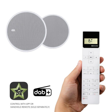 KB Sound Select Star DAB/FM Radio & Bluetooth 2.5" Ceiling Speaker System Ceiling Speaker Systems KB Sound Yes Please 