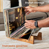 Legend Vinyl LP Storage Stand with Acrylic Ends Turntable Accessories Legend Vinyl 