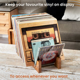 Legend Vinyl LP Storage Stand with Acrylic Ends Turntable Accessories Legend Vinyl 
