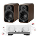 Mission 778X Amplifier + Q Acoustics 5010 Bookshelf Speakers Bundle Bookshelf Speakers Q Acoustics Rosewood 