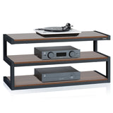 Norstone ESSE AV TV Stand - Black / Walnut AV Furniture Norstone 