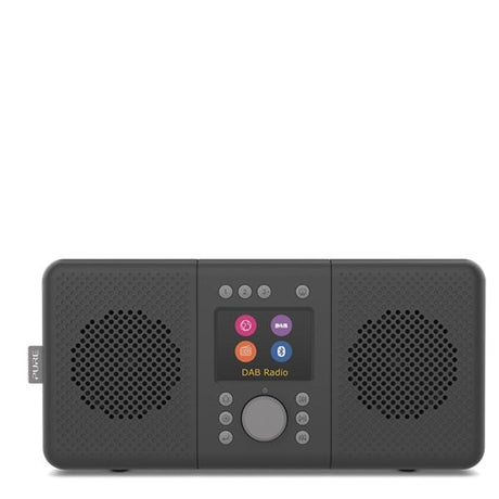 PURE Elan Connect+ DAB+ / FM, Internet & Bluetooth Portable Radio Radios PURE Charcoal 